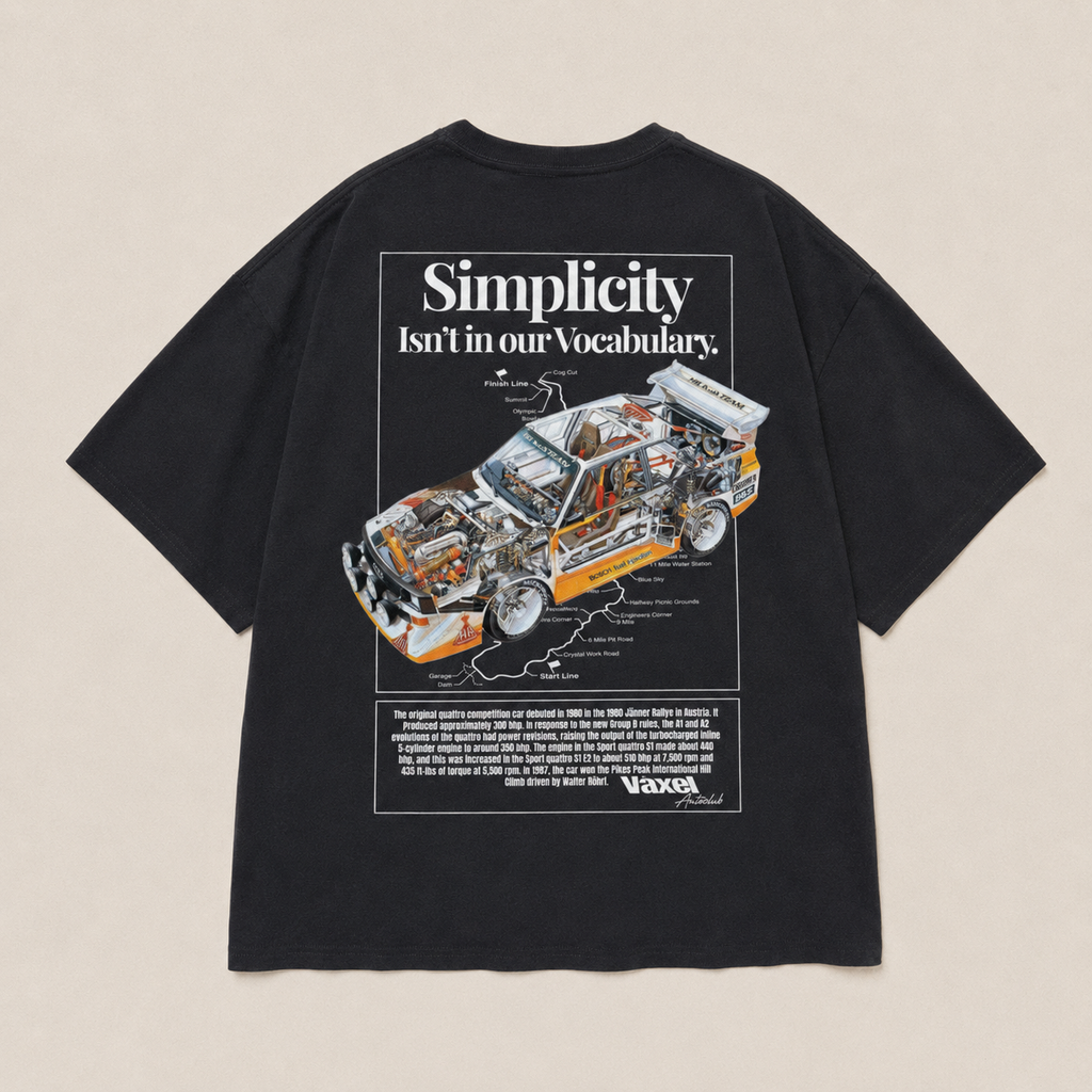 Audi Quattro Group B Shirt (Black)