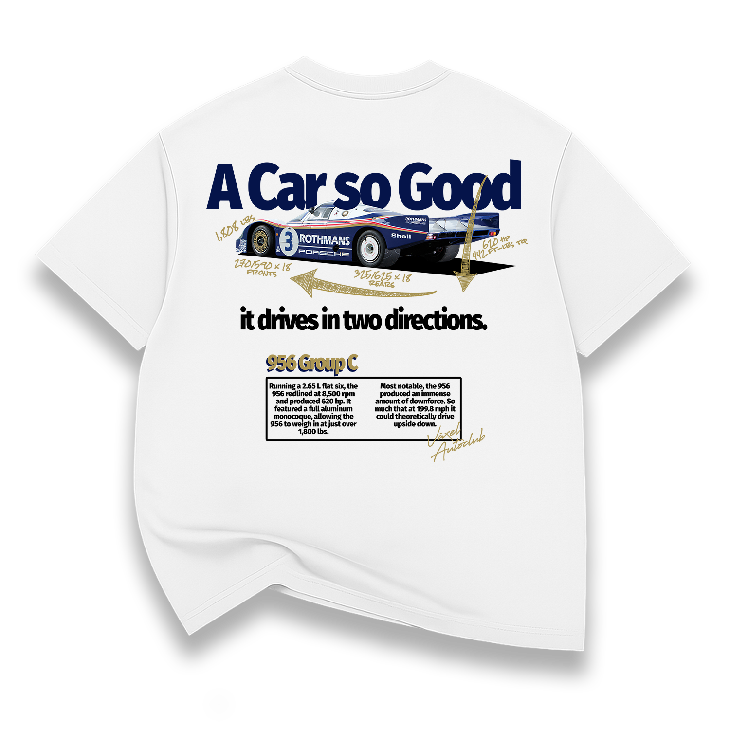 Porsche 956 Rothmans Livery Shirt